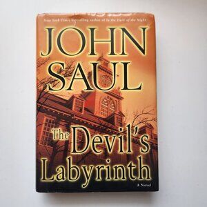 The Devils Labyrinth By John Saul Hardcover Novel - VG